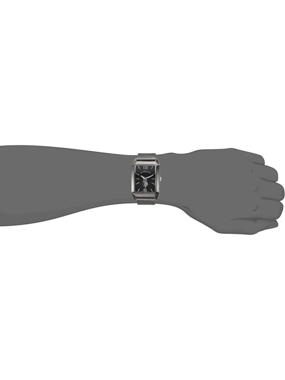 Men's Black Classic Analog Quartz Movement Metal and Alloy Dress Wrist Watch